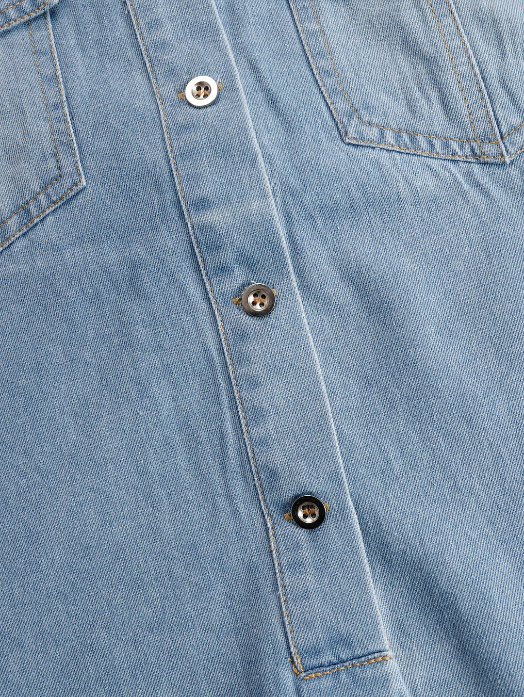 Justine | Damen Jeans Hemdblusen Minikleid