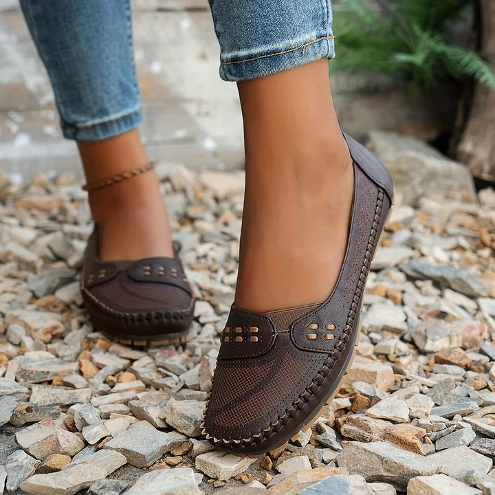 Dorothee | Damen Slip-On Loafer im Komfortablen Stil für den Alltag