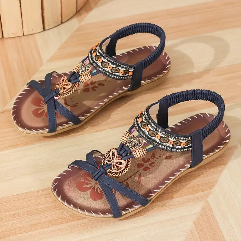 Barbara | Damen Casual Riemchen Orthopädische Sandalen