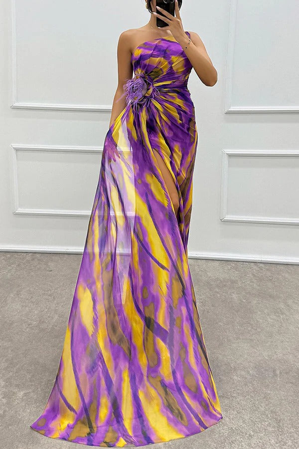 Olivia | Damen Elegantes Ärmelloses Hochzeitsgastkleid