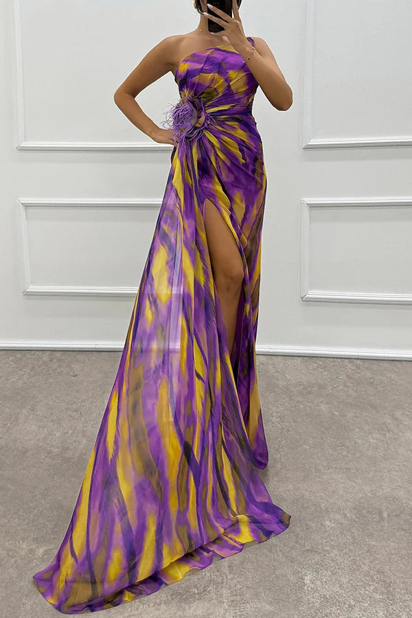 Olivia | Damen Elegantes Ärmelloses Hochzeitsgastkleid