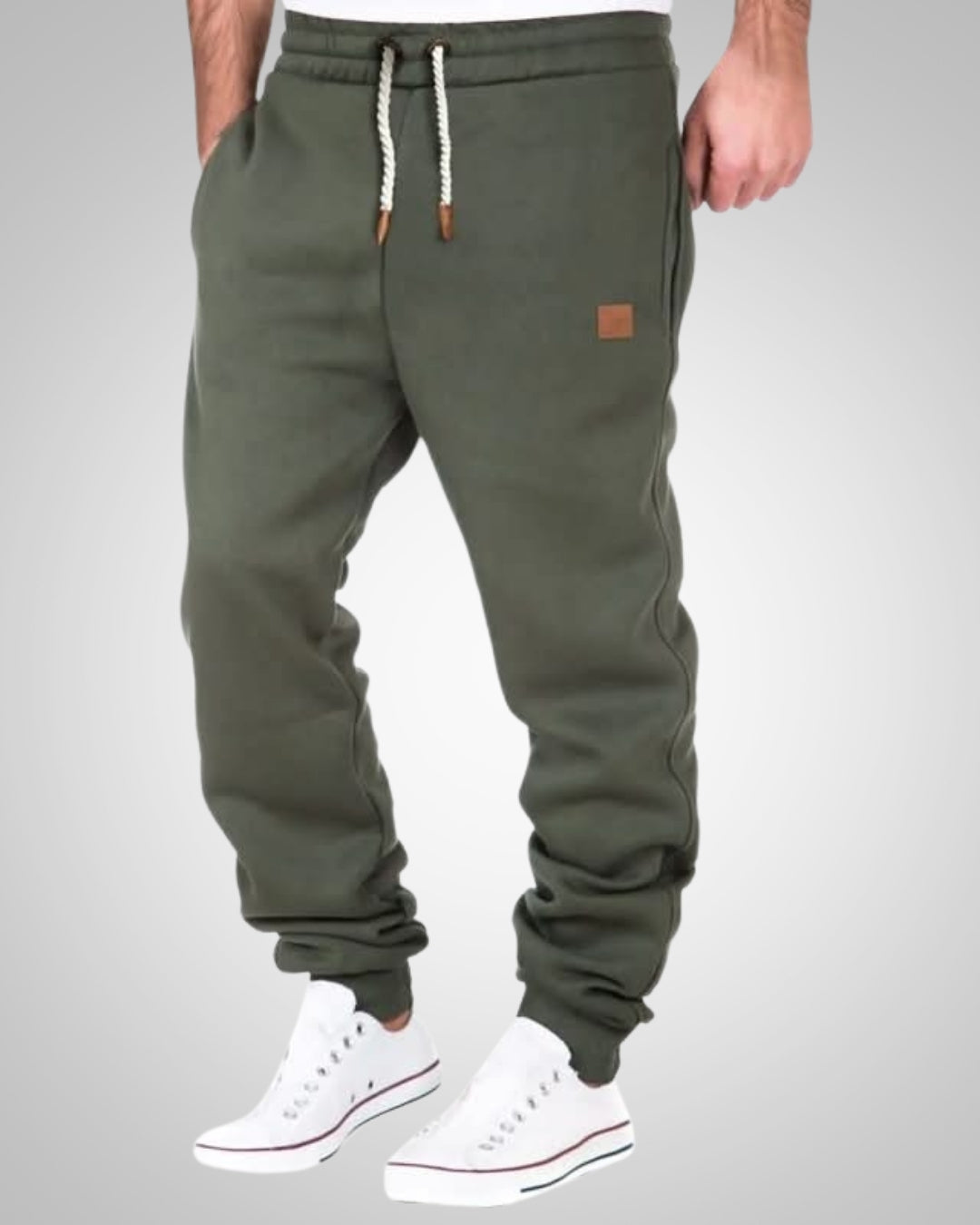 Miles | Herren Sportlicher Kordelzug Jogger