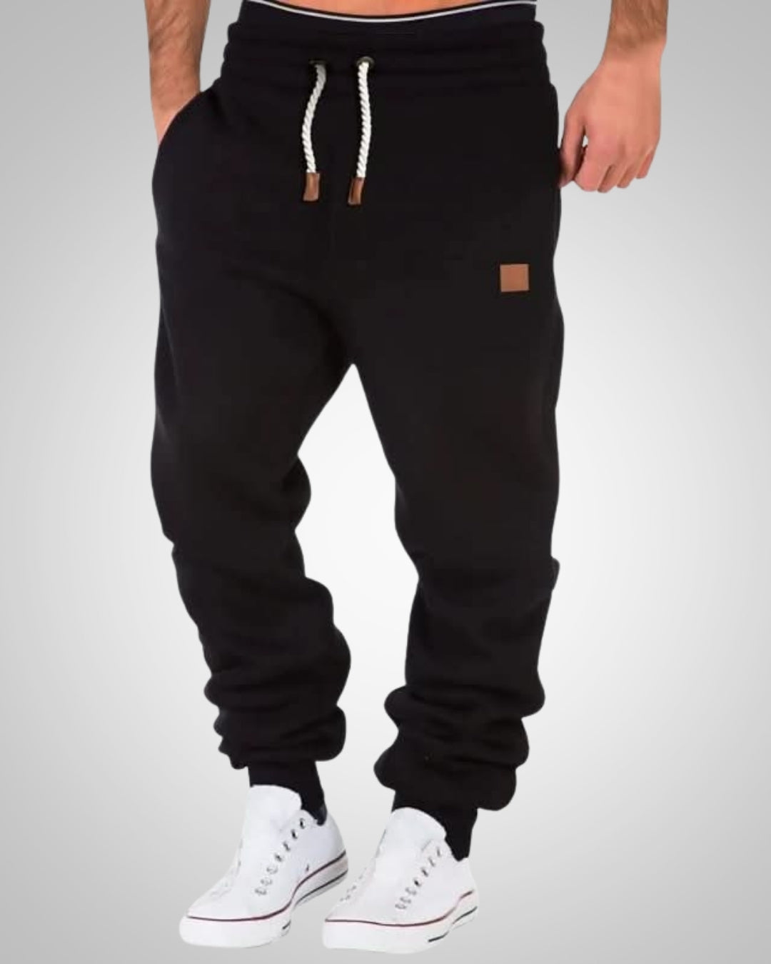 Miles | Herren Sportlicher Kordelzug Jogger