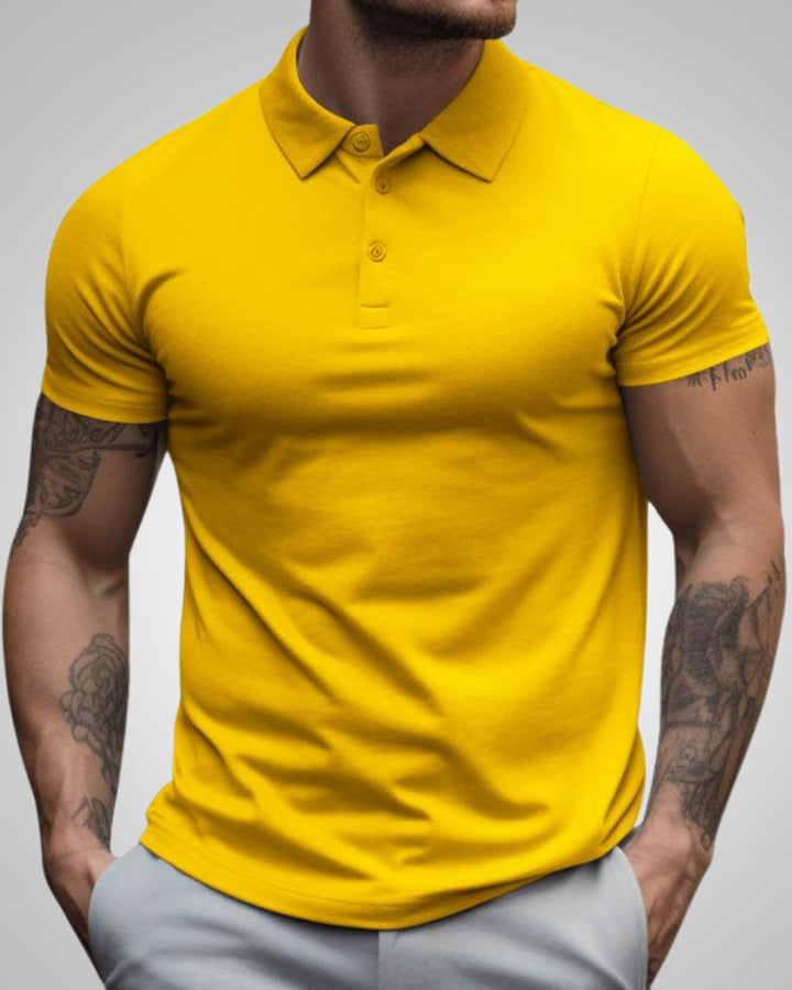 Alexis | Herren Slim-Fit Poloshirt Mit Kurzen Ärmeln