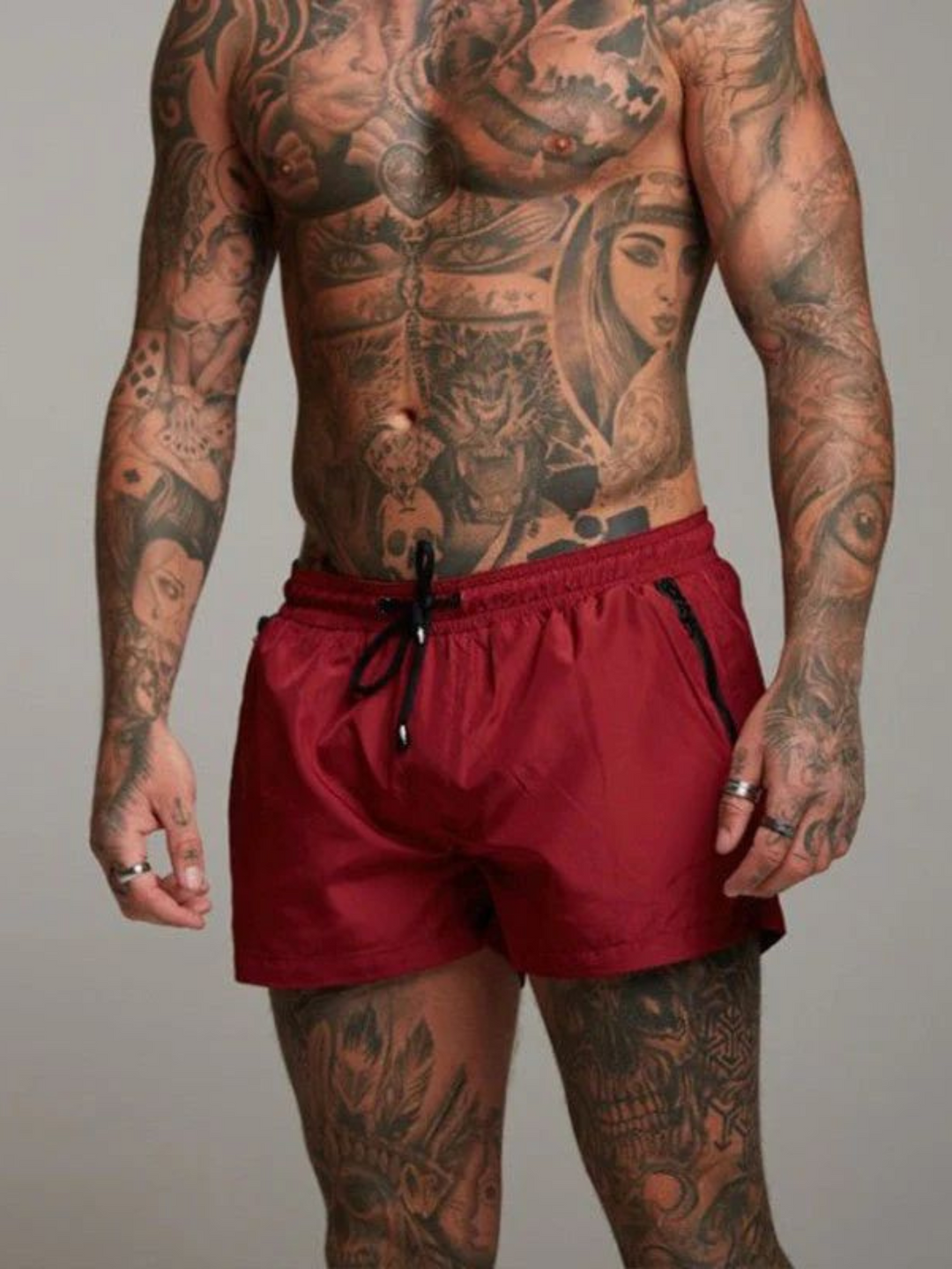 Jonas | Herren Lässiger Kurzer Sommer Badehose