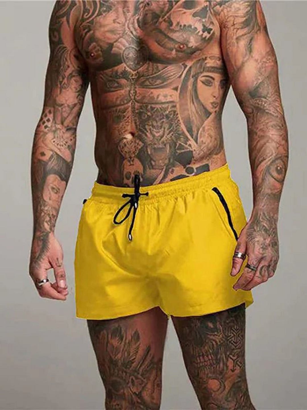 Jonas | Herren Lässiger Kurzer Sommer Badehose