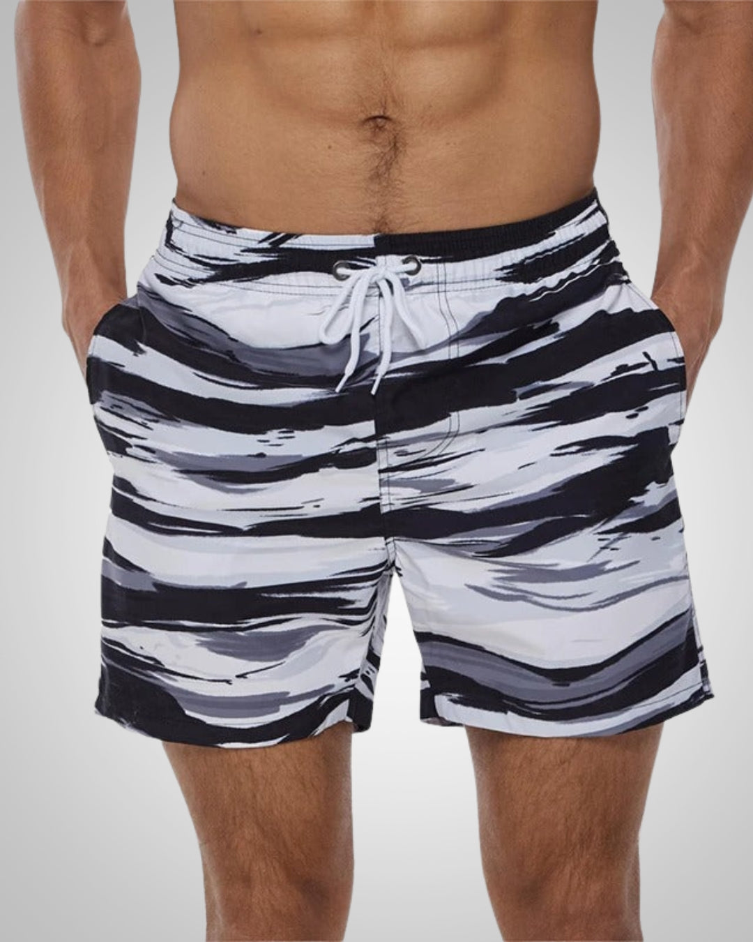 Thomas | Herren Beach Gemusterte Badehose