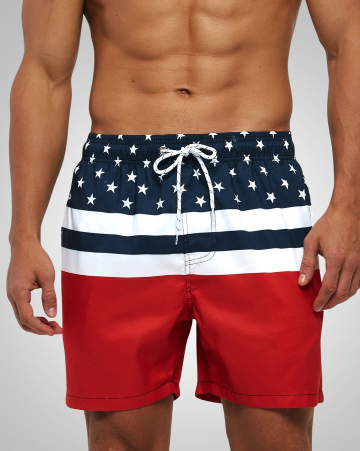 Thomas | Herren Beach Gemusterte Badehose