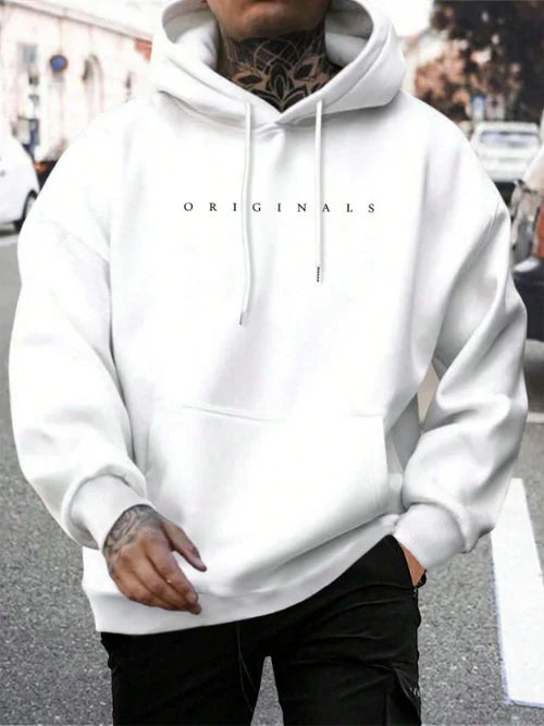 Dominik | Herren Lässiger Hoodie Pullover mit Grafik-Print