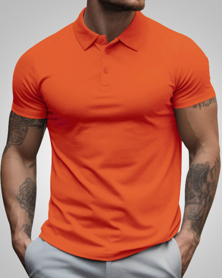 Alexis | Herren Slim-Fit Poloshirt Mit Kurzen Ärmeln