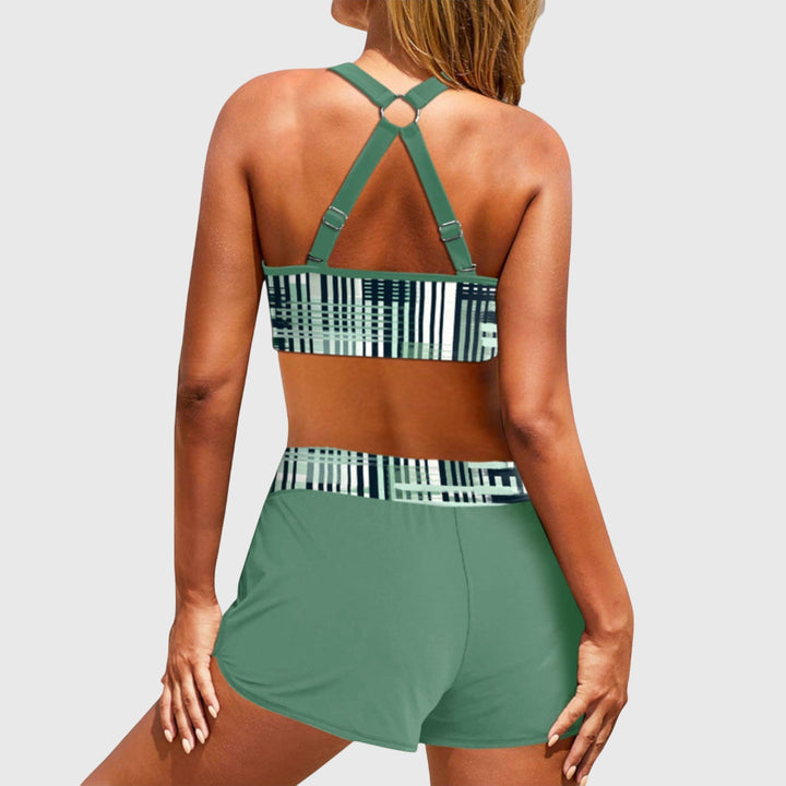 Anna | Damen Sommer Lässiger High Waist Bikini