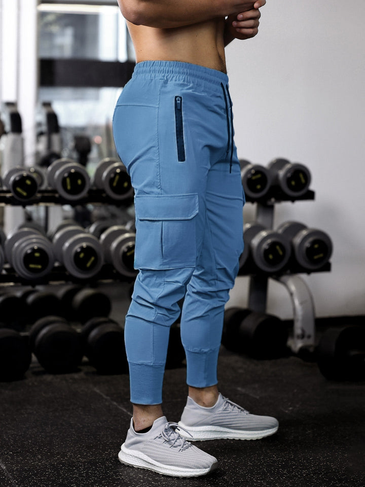 Ethan | Herren Technische Slim Fit Cargo Jogginghose