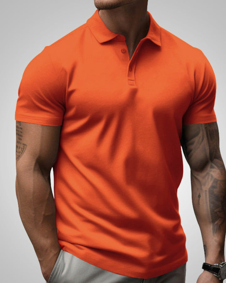 Alexis | Herren Slim-Fit Poloshirt Mit Kurzen Ärmeln