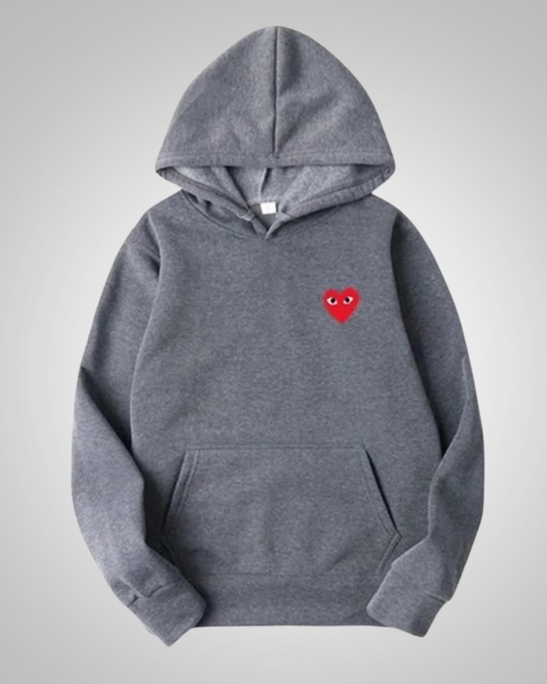 Cora | Damen Modischer Baumwoll Hoodie mit Herz