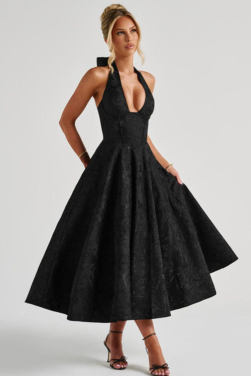 Tamara | Damen Elegantes A-Linien Hochzeitsgastkleid