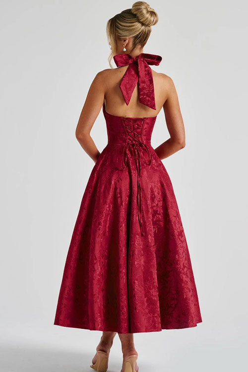 Tamara | Damen Elegantes A-Linien Hochzeitsgastkleid