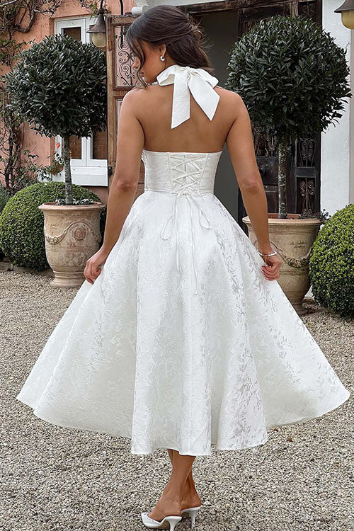 Tamara | Damen Elegantes A-Linien Hochzeitsgastkleid
