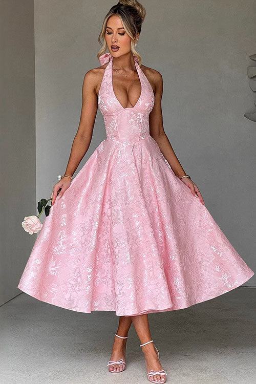 Tamara | Damen Elegantes A-Linien Hochzeitsgastkleid