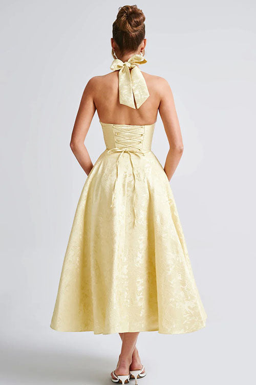 Tamara | Damen Elegantes A-Linien Hochzeitsgastkleid