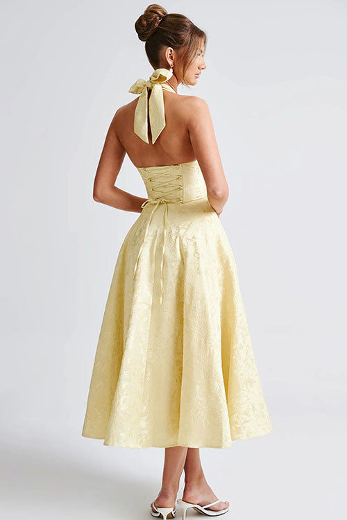 Tamara | Damen Elegantes A-Linien Hochzeitsgastkleid