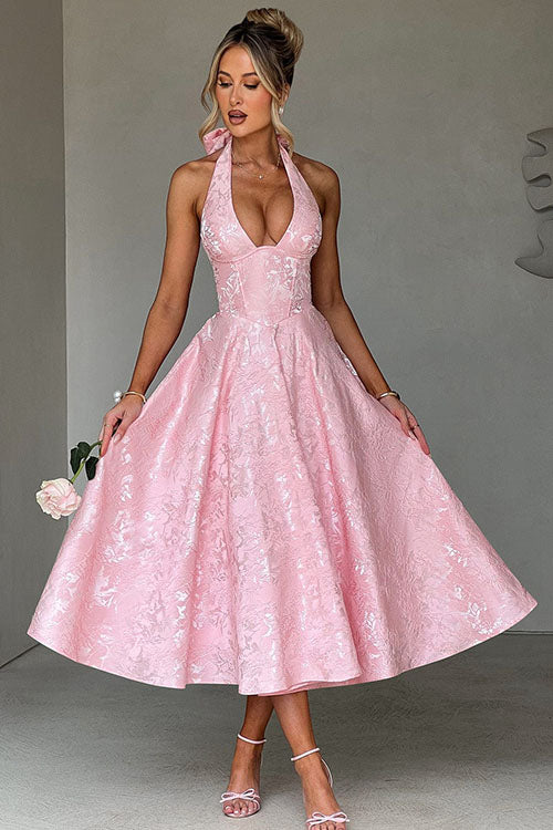 Tamara | Damen Elegantes A-Linien Hochzeitsgastkleid
