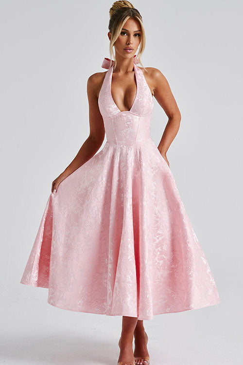 Tamara | Damen Elegantes A-Linien Hochzeitsgastkleid