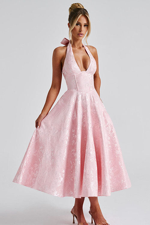 Tamara | Damen Elegantes A-Linien Hochzeitsgastkleid