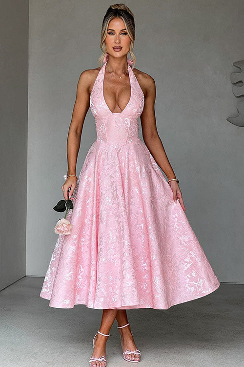 Tamara | Damen Elegantes A-Linien Hochzeitsgastkleid