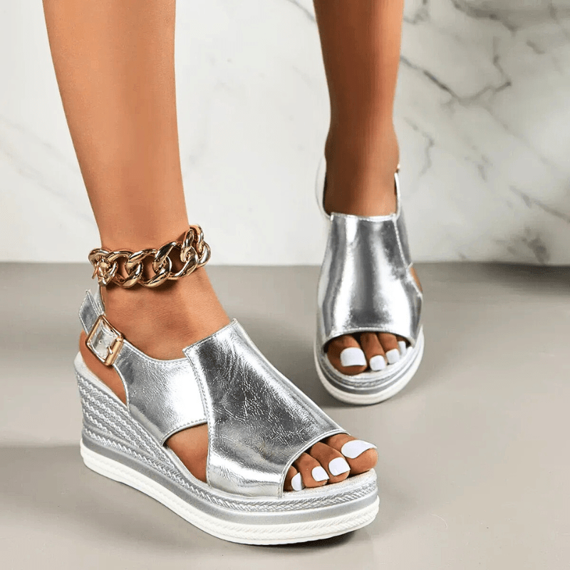 Rosina | Damen Sommer Orthopädische Plateausandalen