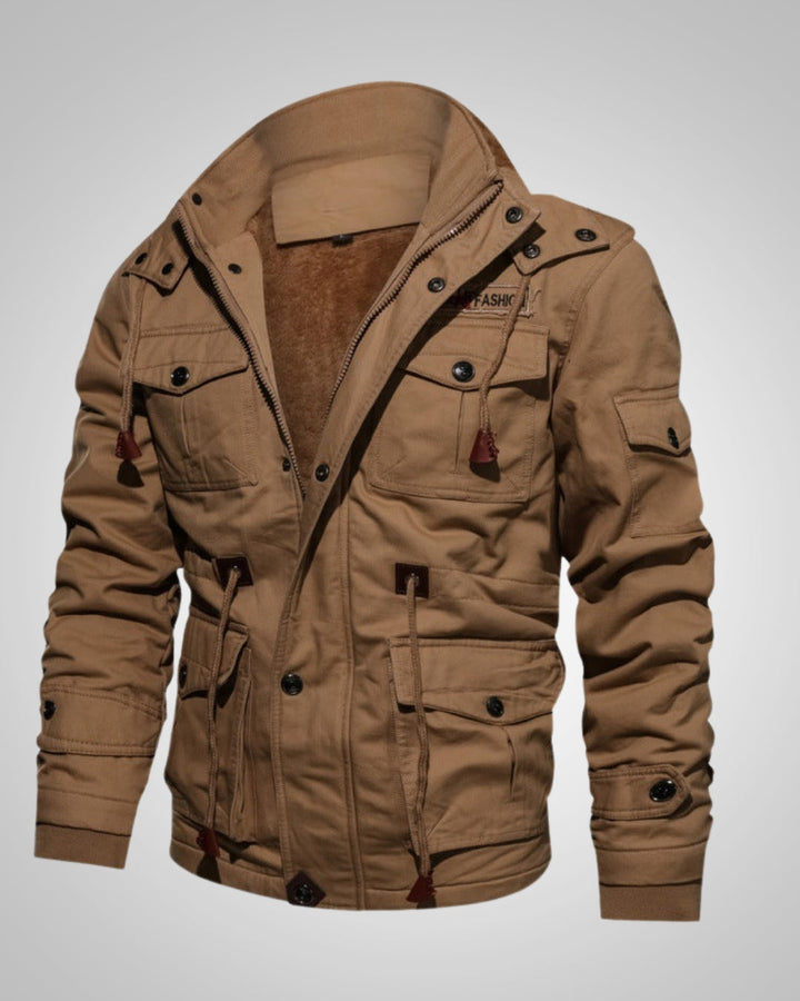 Maverick | Herren Gefütterte Jacke mit Taschen