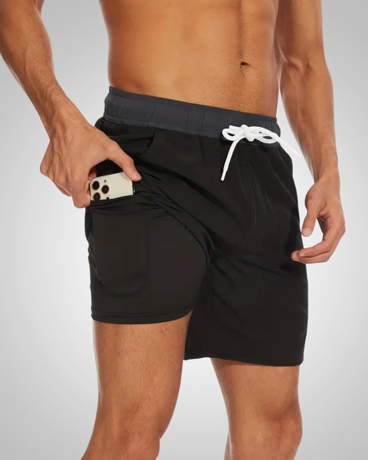 Milan | Herren Beach Badehose Mit Innenshorts