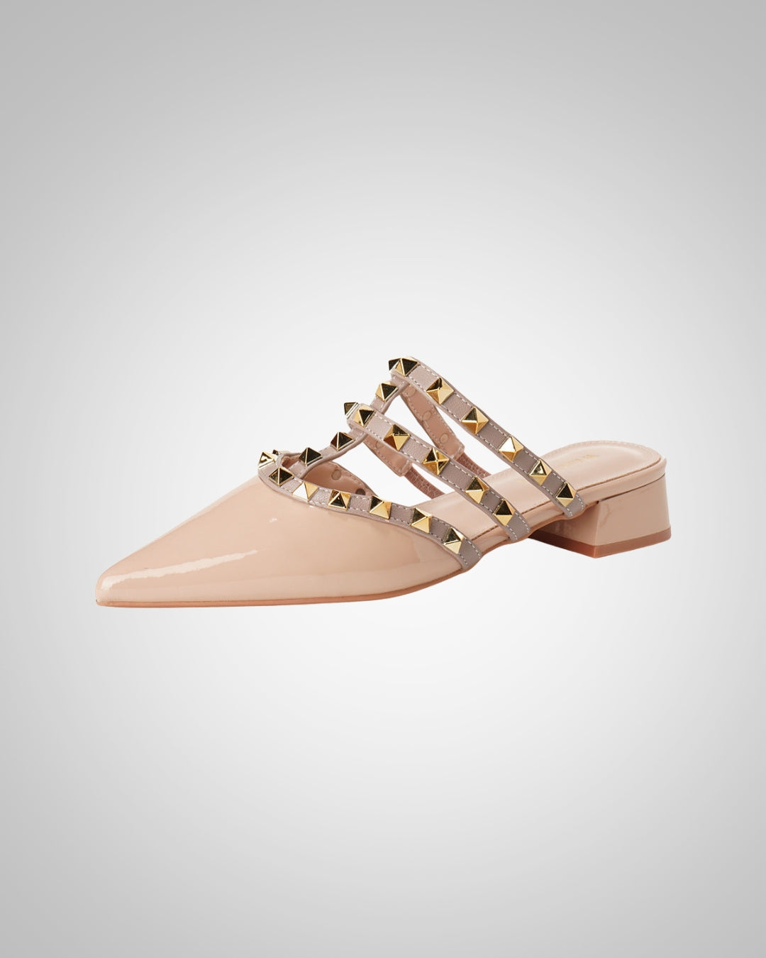Leni | Damen Sommer Slingback Blockabsatz Pantoletten