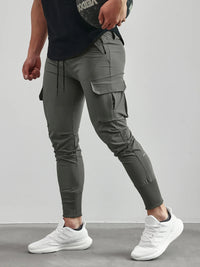 Ethan | Herren Technische Slim Fit Cargo Jogginghose
