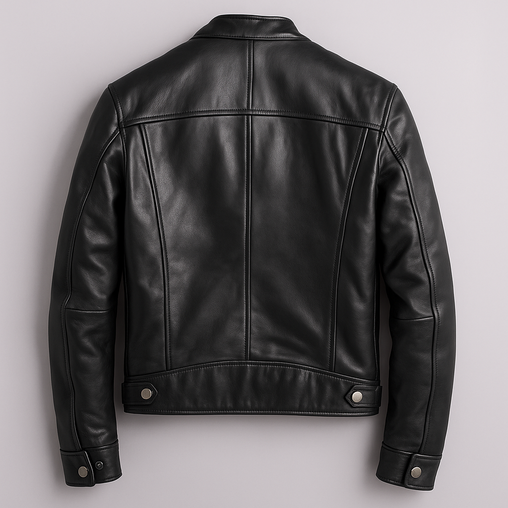 Silvan | Herren Klassische Vintage Leder Bikerjacke
