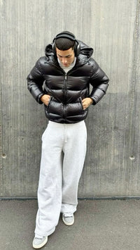 Robert | Herren Warme Steppjacke mit Kapuze