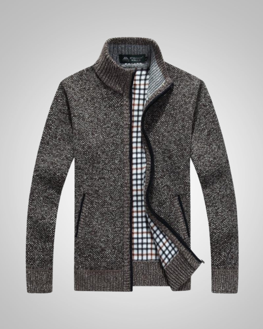 Aurel | Herren Warmer Strickfleece Cardigan
