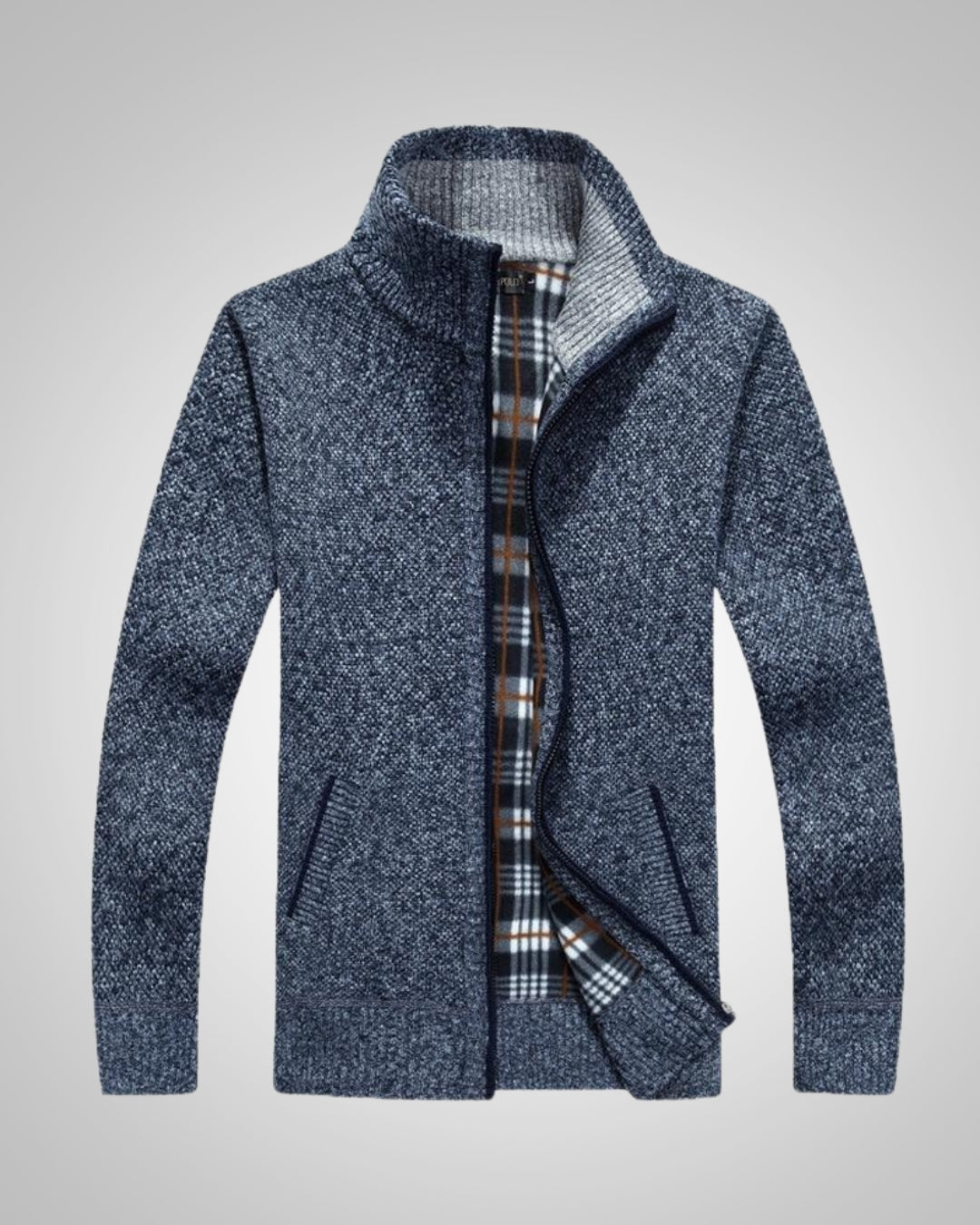 Aurel | Herren Warmer Strickfleece Cardigan