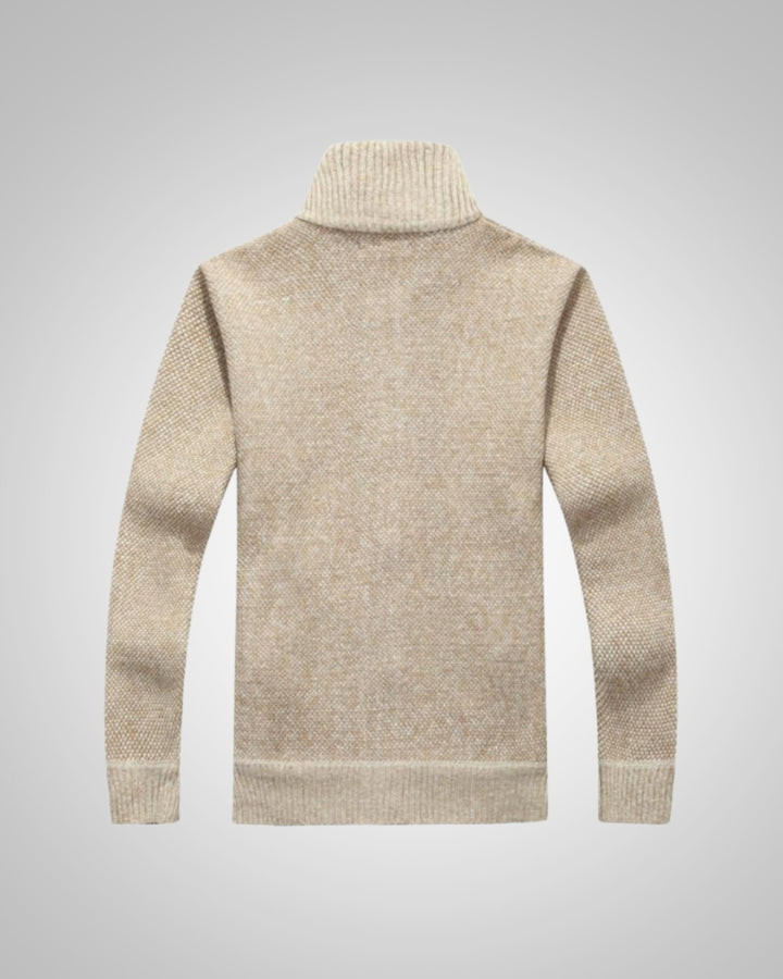 Aurel | Herren Warmer Strickfleece Cardigan
