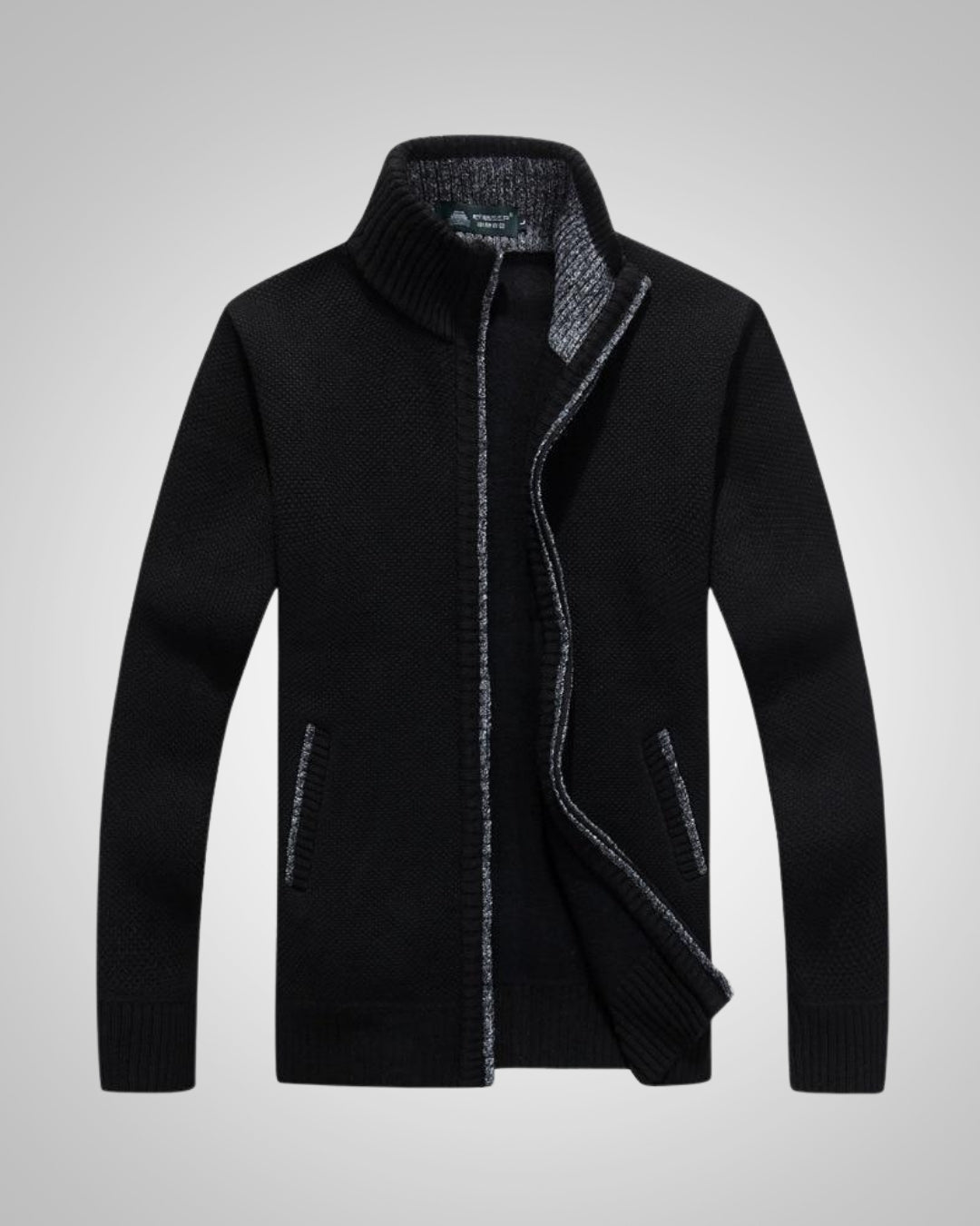 Aurel | Herren Warmer Strickfleece Cardigan
