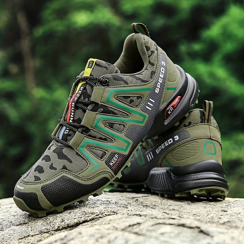 Leon | Unisex Schnürung Profilsohle Wanderschuhe