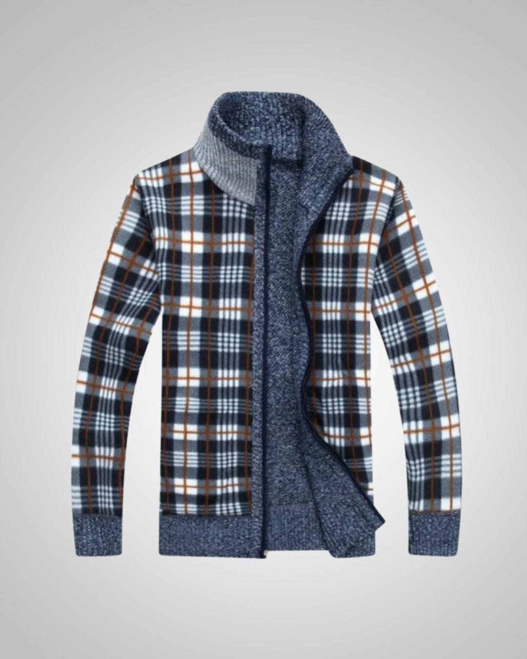 Aurel | Herren Warmer Strickfleece Cardigan