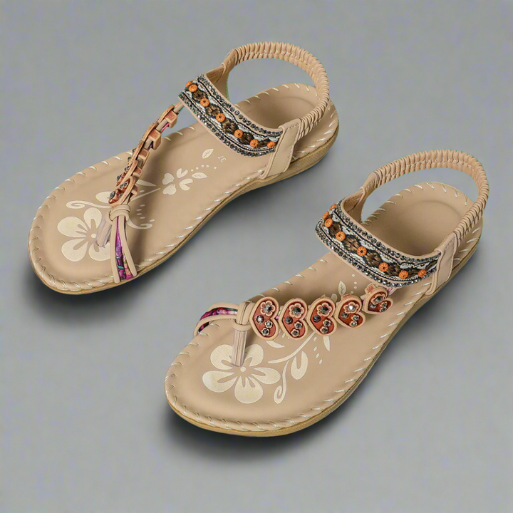 Celina | Damen Sommer Riemchen Orthopädische Sandalen