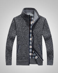 Aurel | Herren Warmer Strickfleece Cardigan