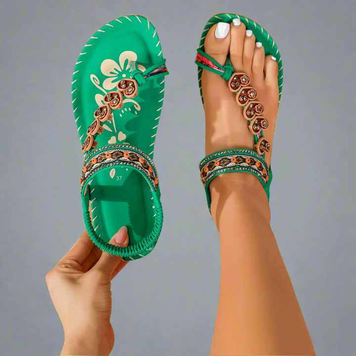 Celina | Damen Sommer Riemchen Orthopädische Sandalen