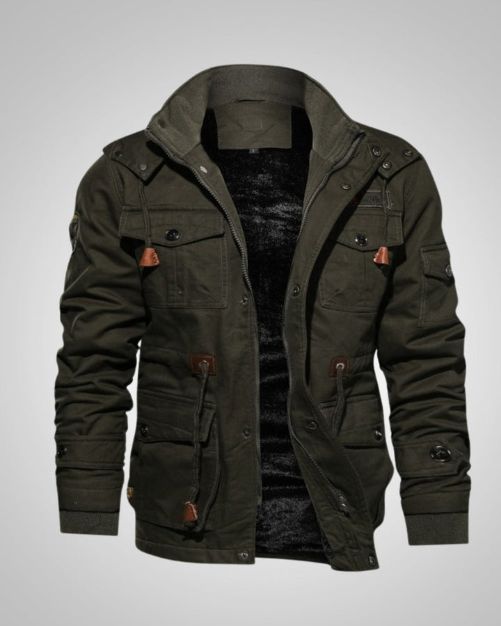 Maverick | Herren Gefütterte Jacke mit Taschen