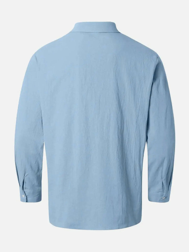 Kaeron | Herren Sommer Button Down Langarm Hemd