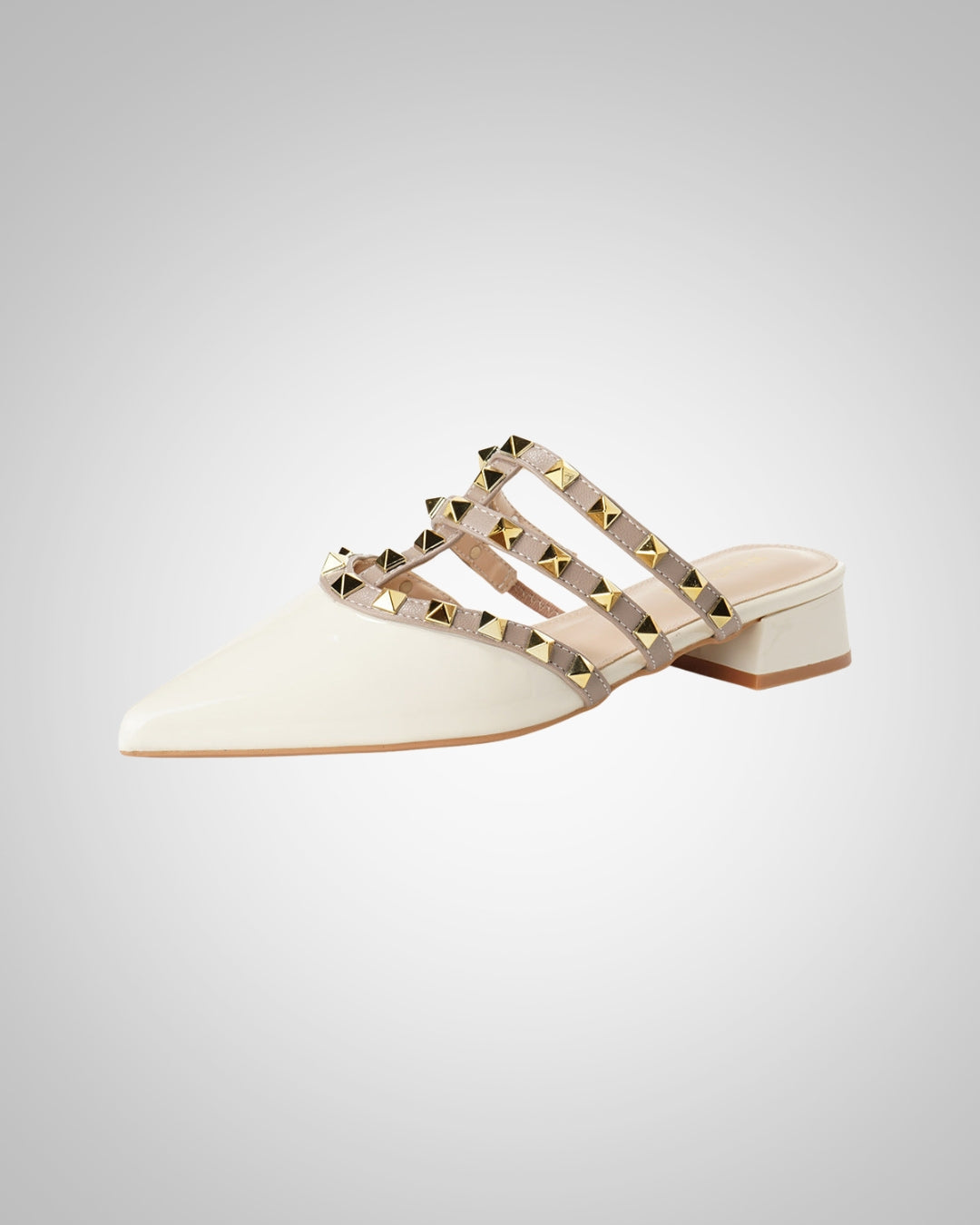 Leni | Damen Sommer Slingback Blockabsatz Pantoletten