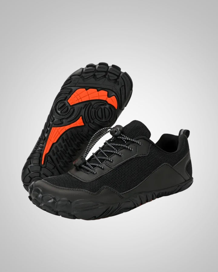 Andreas | Herren Elastische Schnürung Wander Barfußschuhe