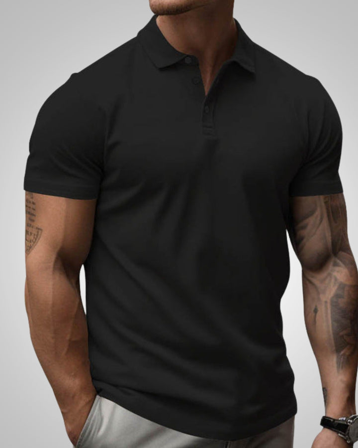 Alexis | Herren Slim-Fit Poloshirt Mit Kurzen Ärmeln