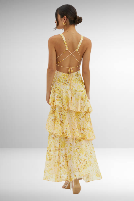 Tanja | Damen Elegantes Sommer Maxikleid | Lockerer Schnitt für den Alltag